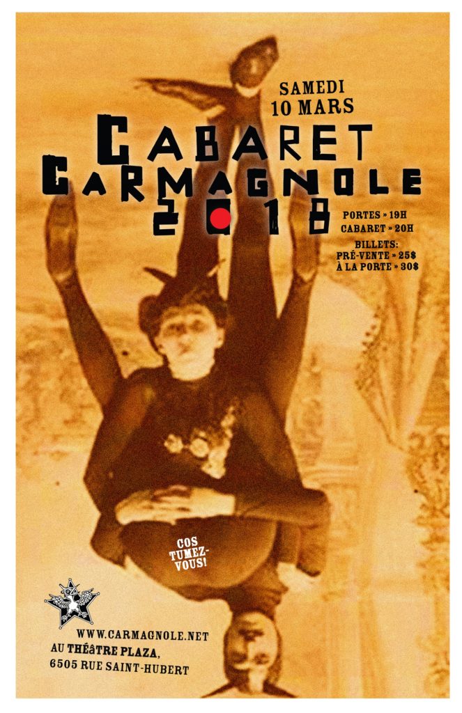 Cabaret Carmagnole 2018 affiche