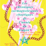 Affiche 2023 Cabaret LCCCDLAD chroniques chaotiques